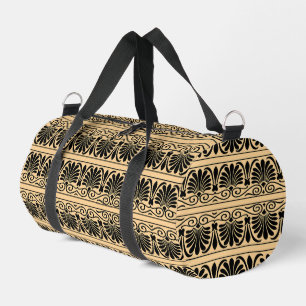 Sac De Sport Motif arabe méditerranéen grec marron