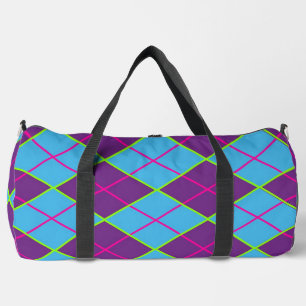 Sac De Sport Motif Argyle Classique