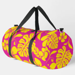 Sac De Sport Motif BIKINI ROSE EN ROSE CHAUDE/JAUNE