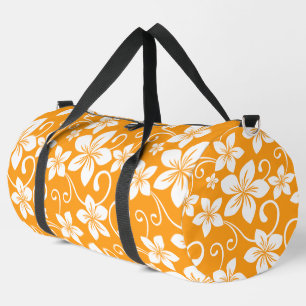 SAC DE SPORT MOTIF BLUE HAWAII À TANGERINE
