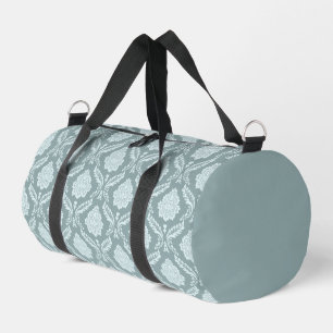 Sac De Sport Motif Damassé Rococo Canard Œuf Bleu+Turquoise