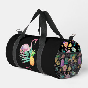 Sac De Sport Motif d'ananas aux oiseaux tropicaux