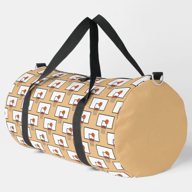 Sac De Sport Motif de basket-ball (Coin gauche)