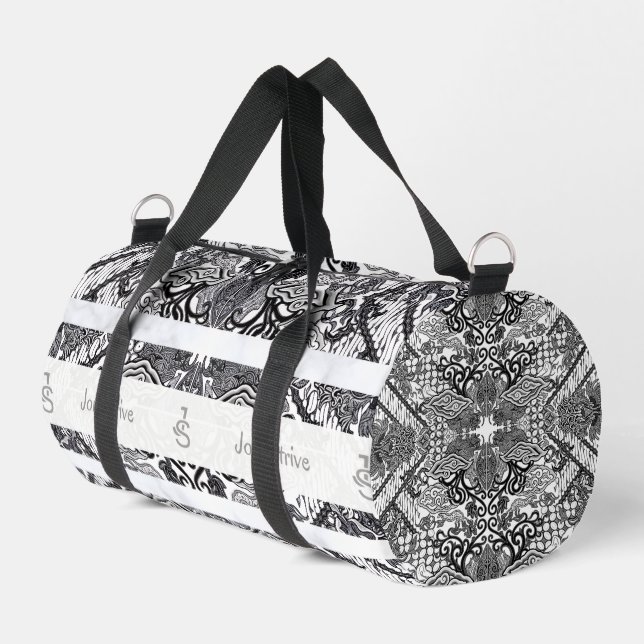 Sac De Sport Motif de BATIK moderne (Coin gauche)