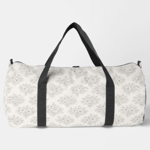 Sac De Sport Motif de bouquet de ligne botanique