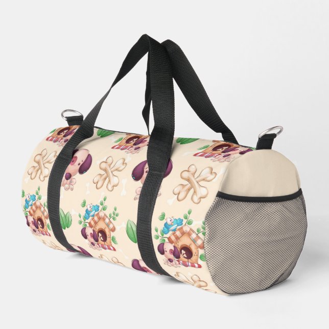 Sac De Sport Motif de chien adorable  (Coin droit)