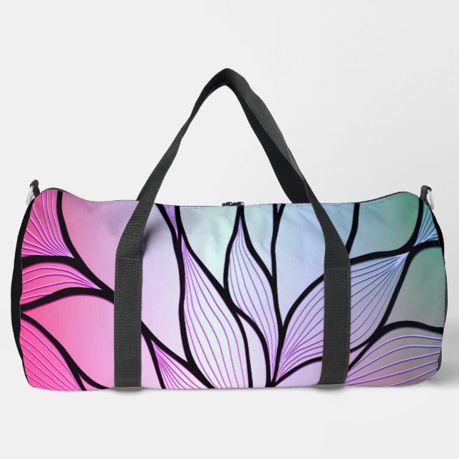 Sac De Sport Motif de congé créatif Pearlescent violet (Recto)