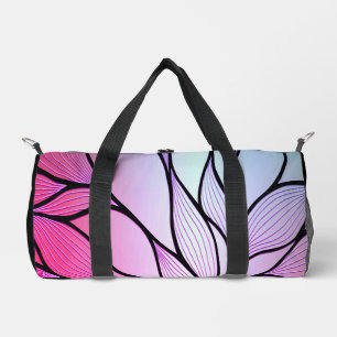 Sac De Sport Motif de congé créatif violet nacré