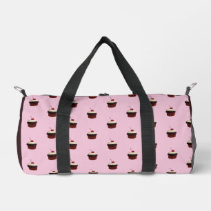 Sac De Sport Motif de cupcake avec cerise sur le dessus