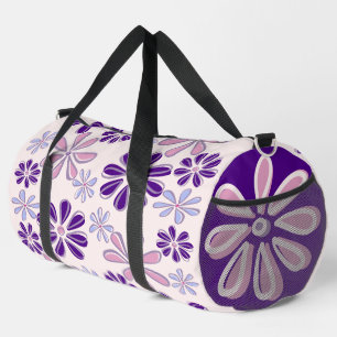 Sac De Sport Motif de doodle rose violet