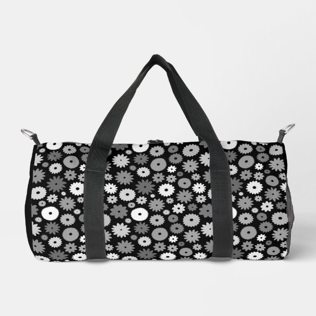 Sac De Sport Motif de fleurs monochromes (Recto)
