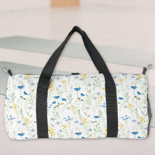 Sac De Sport Motif de fleurs sauvages à l'aquarelle
