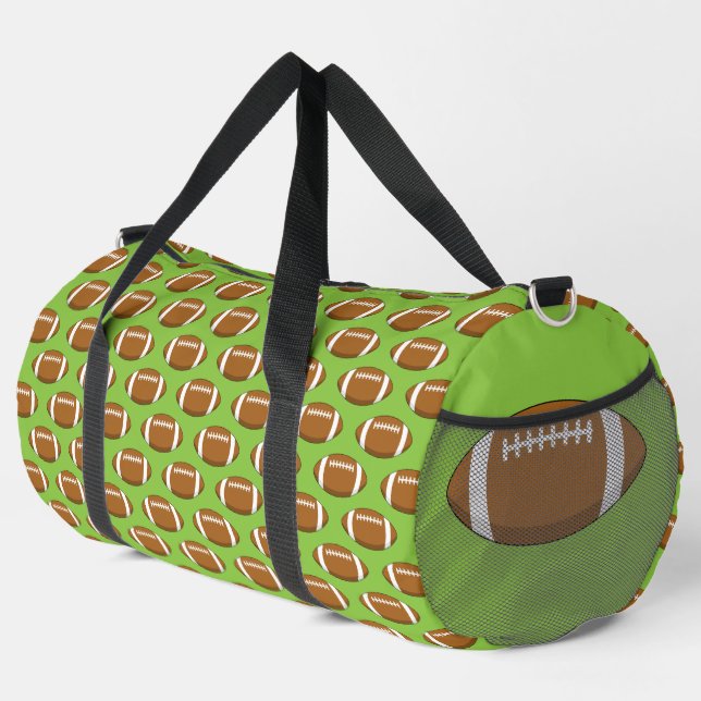 Sac De Sport Motif de football américain (Coin droit)