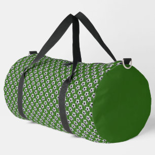 Sac De Sport Motif de football européen vert moderne