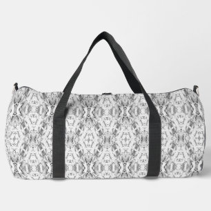 Sac De Sport Motif de géométrie abstraite gris clair