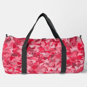 Sac De Sport Motif de grand triangle rose rouge