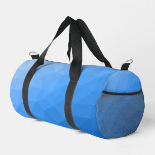 Sac De Sport Motif de maillage géométrique dégradé bleu clair