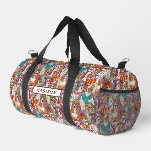 Sac De Sport Motif de mode de marionnette mignonne