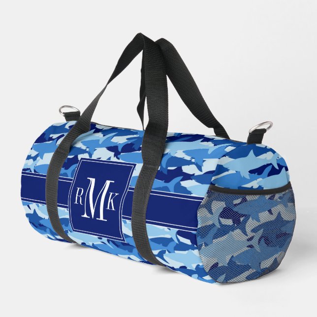 Sac De Sport Motif de requin bleu (Coin droit)