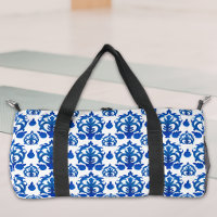 Motif de toile bleu français