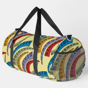 Sac De Sport Motif de touches de piano courbes