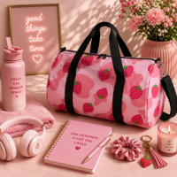 motif de vache fraise kawaii