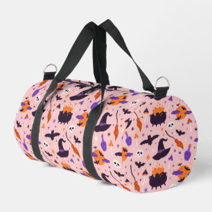 Sac De Sport Motif d'Halloween mou et rose
