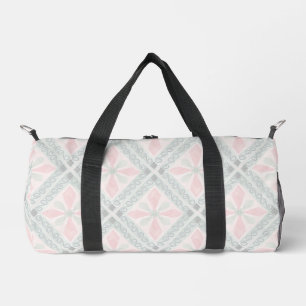 Sac De Sport Motif diamant pastel vert et rose