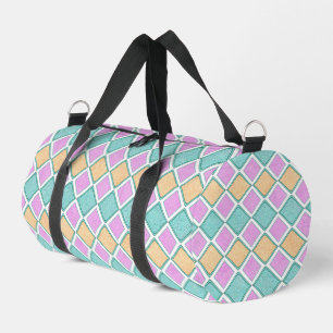 Sac De Sport Motif diamant prisme Harlequin pastel