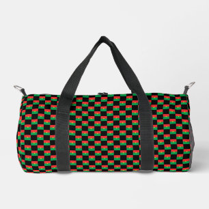 Sac De Sport motif du drapeau À damiers Burkina Faso