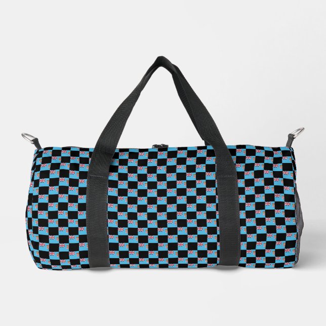 Sac De Sport motif du drapeau À damiers Fidji (Recto)