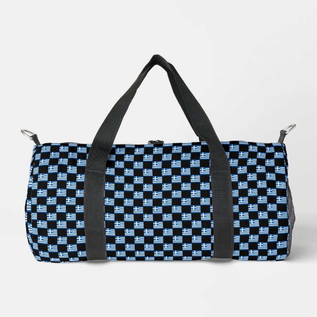 Sac De Sport motif du drapeau À damiers Grèce (Recto)