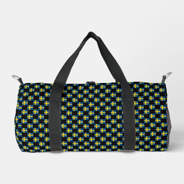 Sac De Sport motif du drapeau À damiers Suède (Recto)
