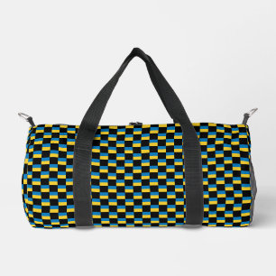 Sac De Sport motif du drapeau À damiers Ukraine