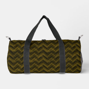 Sac De Sport Motif en chevron ombré marron
