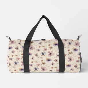 Sac De Sport Motif Fleurs Sauvages Aquarelle Bohème Humeur Chan