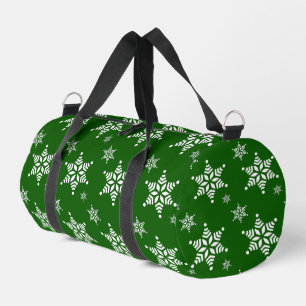 Sac De Sport Motif flocon de neige, Flocons de neige blancs, Ne