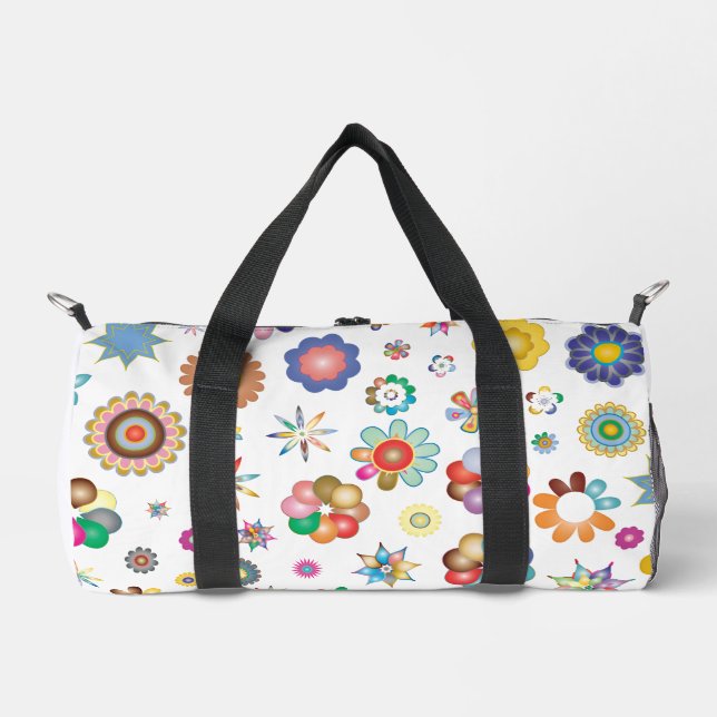 Sac De Sport Motif floral (Recto)