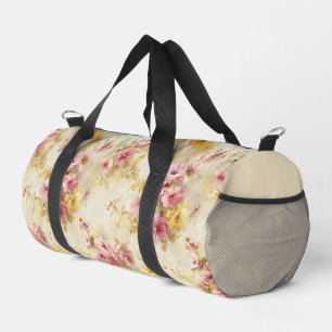 Sac De Sport Motif floral à l'aquarelle vintage