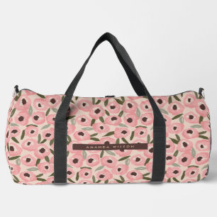 Sac De Sport Motif floral à l'encre gras Botanique dessinée à