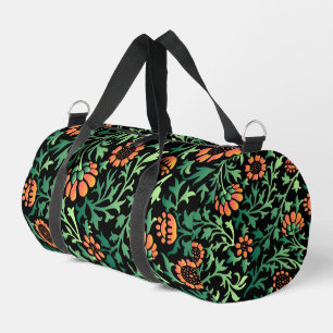 Sac De Sport Motif floral complexe avec feuilles vertes