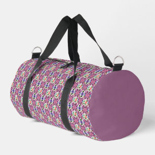 Sac De Sport Motif floral d'oiseau folklorique fantaisiste