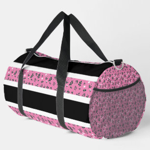Sac De Sport Motif Floral Élégant Rustique