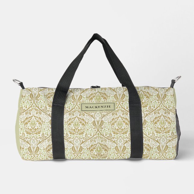 Sac De Sport Motif floral or élégant (Recto)