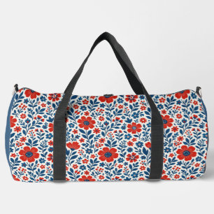 Sac De Sport Motif floral sur le thème des États-Unis/Américain