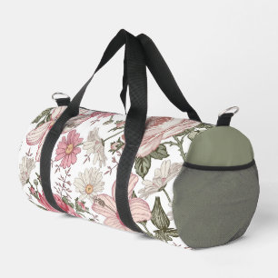 Sac De Sport Motif floral vintage avec roses