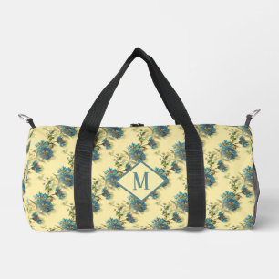 Sac De Sport Motif floral vintage marguerite et bleuet