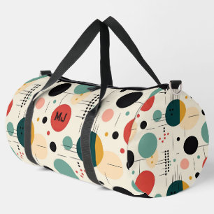 Sac De Sport Motif géométrique coloré du milieu du siècle