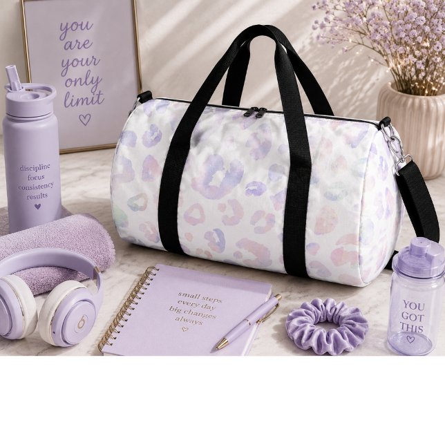 Sac De Sport Motif léopard blanc métallisé (Créateur téléchargé)