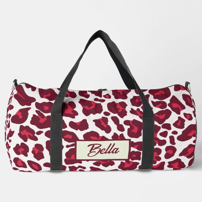 Sac De Sport Motif léopard coloré (Recto)